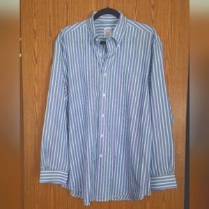 Brooks Brothers Madison Button Down Shirt Size Large